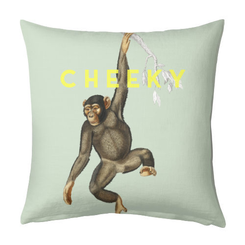 Cheeky Monkey - designed cushion by The 13 Prints