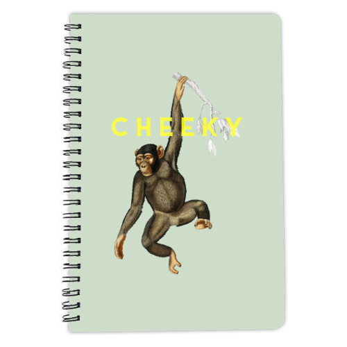 Cheeky Monkey - personalised A4, A5, A6 notebook by The 13 Prints