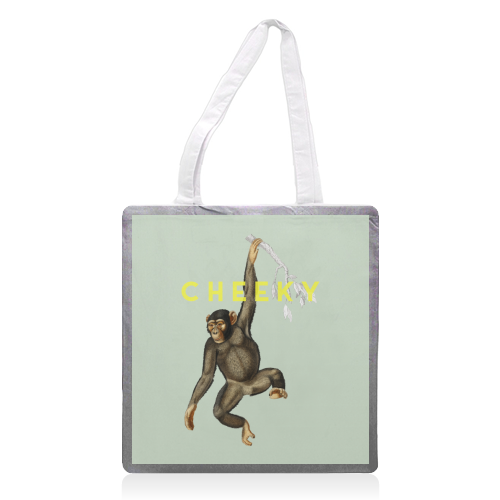 Cheeky Monkey - printed tote bag by The 13 Prints