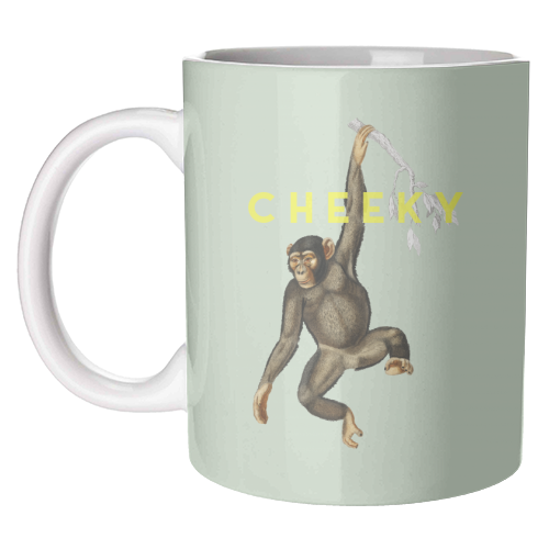 Cheeky Monkey - unique mug by The 13 Prints