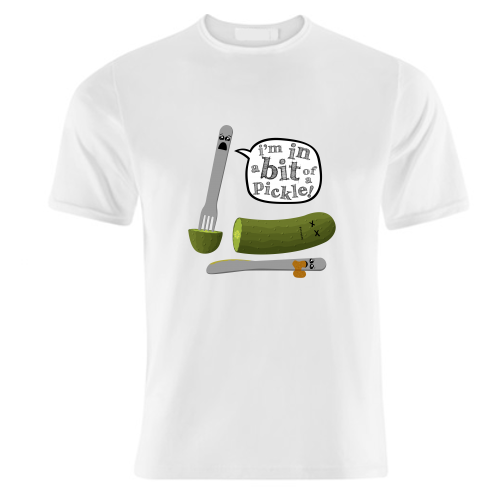 Don't Play with Dead Pickles - unique t shirt by petegrev