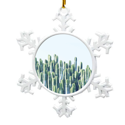 Cactus - snowflake decoration by Uma Prabhakar Gokhale