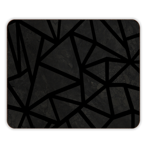 Ab Marb Zoom Black - designer placemat by Emeline Tate