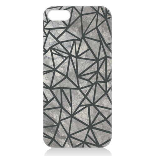 Ab Marb Out Grey - unique phone case by Emeline Tate