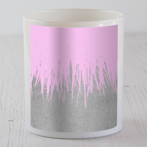 Concrete Fringe Blush  - scented candle by Emeline Tate