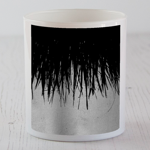 Concrete Fringe Black  - scented candle by Emeline Tate