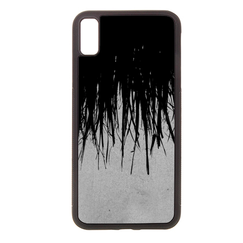Concrete Fringe Black  - stylish phone case by Emeline Tate