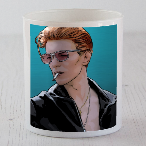 David Bowie - scented candle by Dan Avenell