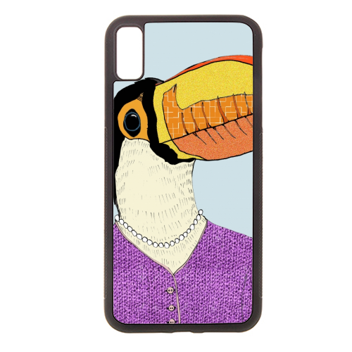 Lady Toucan - stylish phone case by Casey Rogers