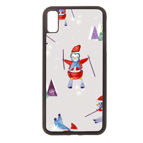 Snow Penguins  - stylish phone case by Yaz Raja