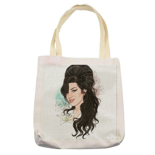 Amy - printed tote bag by Helen Green