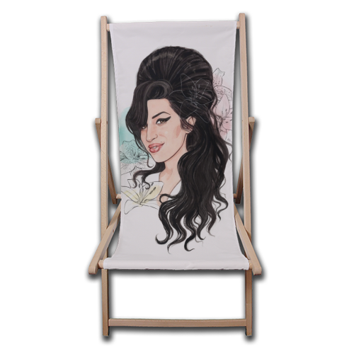 Amy - canvas deck chair by Helen Green