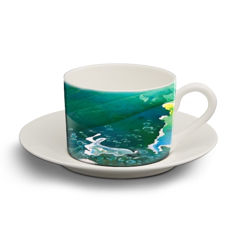 Environmental Importance - personalised cup and saucer by Alicia Noelle Jones