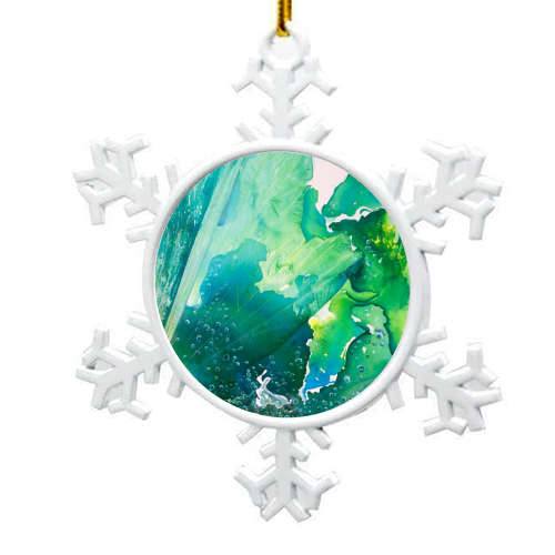 Environmental Importance - snowflake decoration by Alicia Noelle Jones