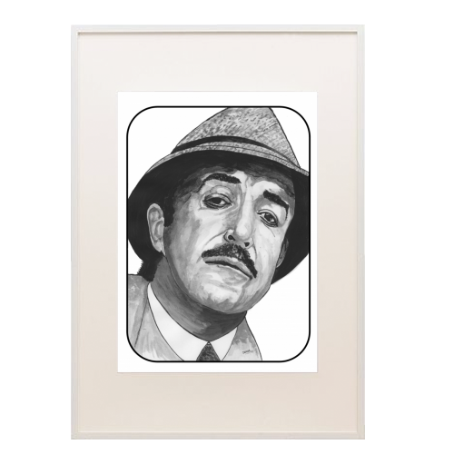 PETER SELLERS - Clouseau - framed poster print by Ivan Picknell