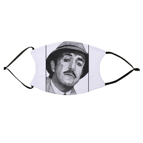 PETER SELLERS - Clouseau - face cover mask by Ivan Picknell