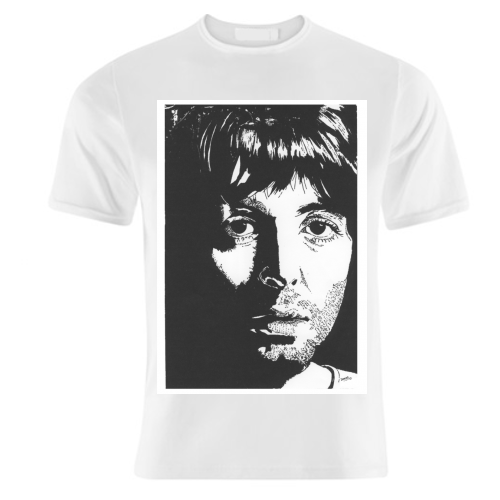 PAUL McCartney - unique t shirt by Ivan Picknell