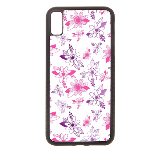 DAISY INK WATERCOLOR - stylish phone case by Malu Chevarria