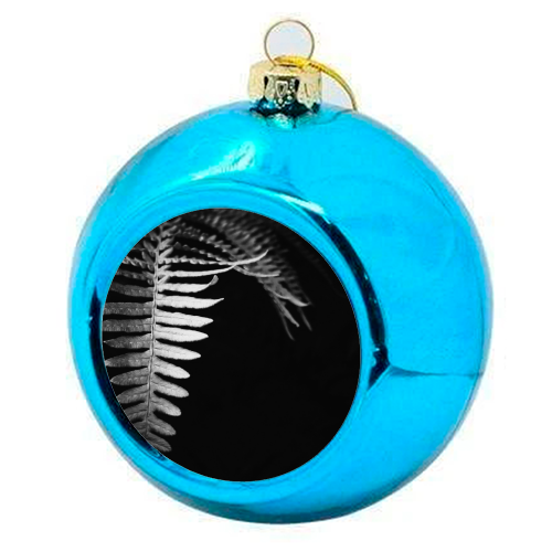 Fern - colourful christmas bauble by Louise Higgs