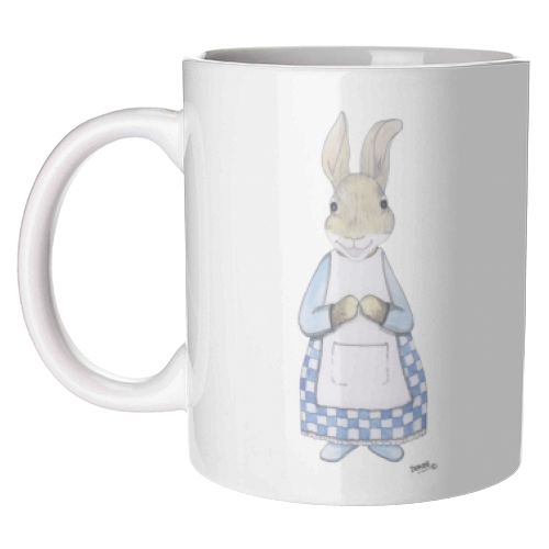 Nanna Bunny - unique mug by Ivan Picknell
