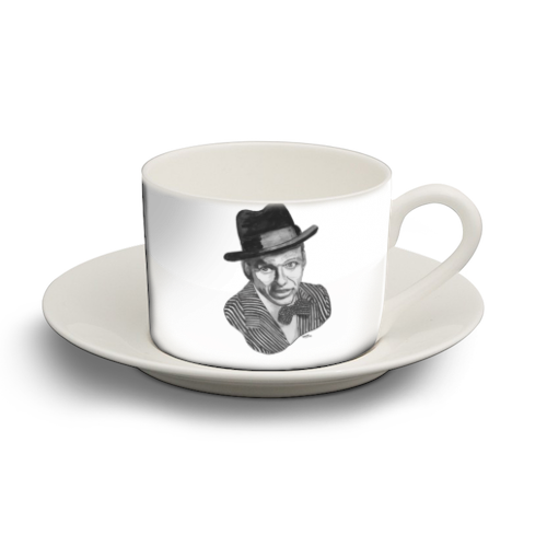 Frank Sinatra - personalised cup and saucer by Ivan Picknell