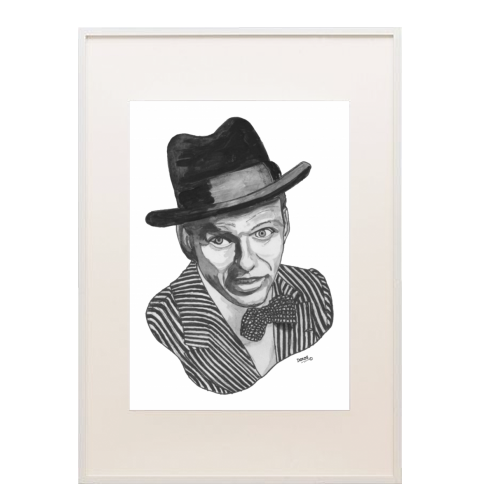 Frank Sinatra - framed poster print by Ivan Picknell