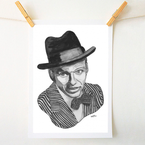 Frank Sinatra - A1 - A4 art print by Ivan Picknell