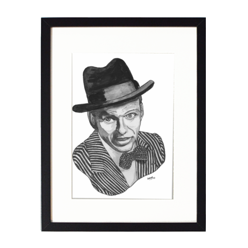 Frank Sinatra - framed poster print by Ivan Picknell