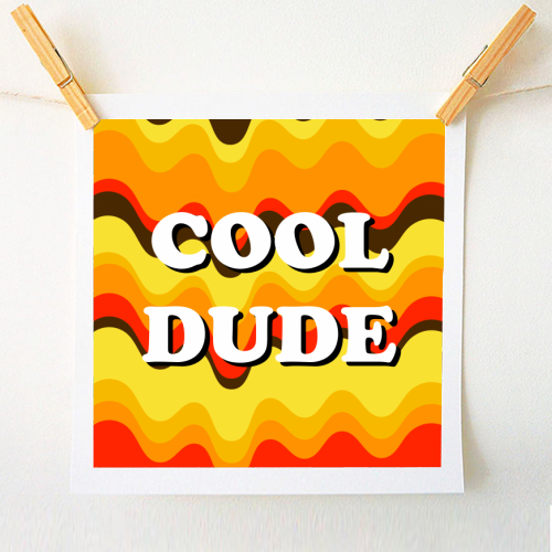 Cool Dude - A1 - A4 art print by Adam Regester
