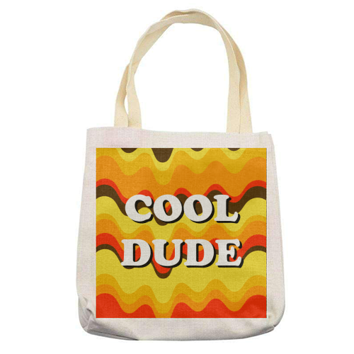 Cool Dude - printed tote bag by Adam Regester