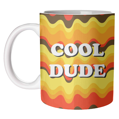 Cool Dude - unique mug by Adam Regester