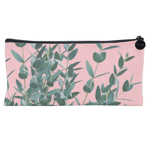 Eucalyptus Leaves Delight #5 #foliage #decor #art - flat pencil case by Anita Bella Jantz