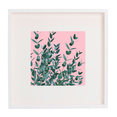 Eucalyptus Leaves Delight #5 #foliage #decor #art - framed poster print by Anita Bella Jantz