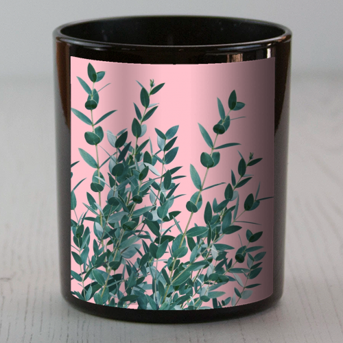 Eucalyptus Leaves Delight #5 #foliage #decor #art - scented candle by Anita Bella Jantz