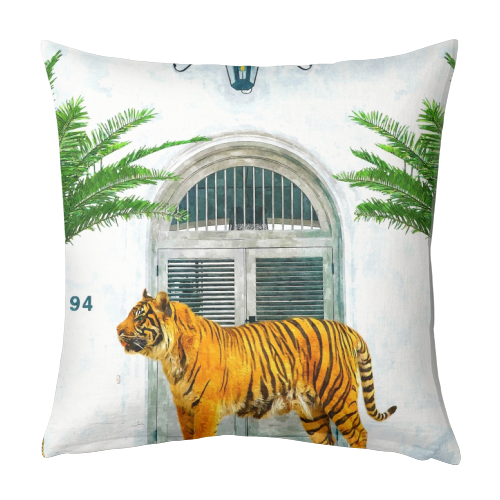 94 Tropical - designed cushion by Uma Prabhakar Gokhale