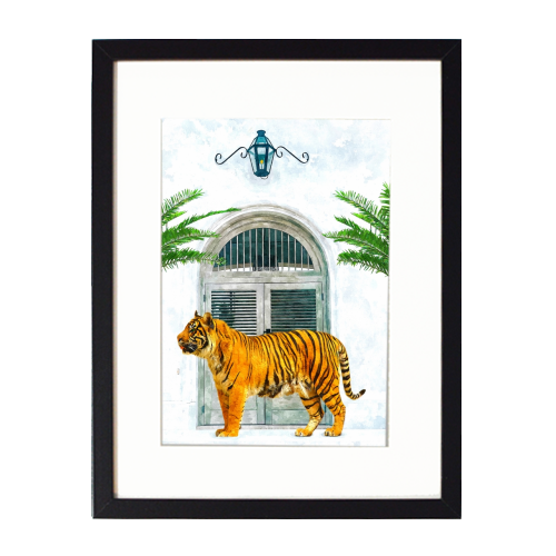 94 Tropical - framed poster print by Uma Prabhakar Gokhale