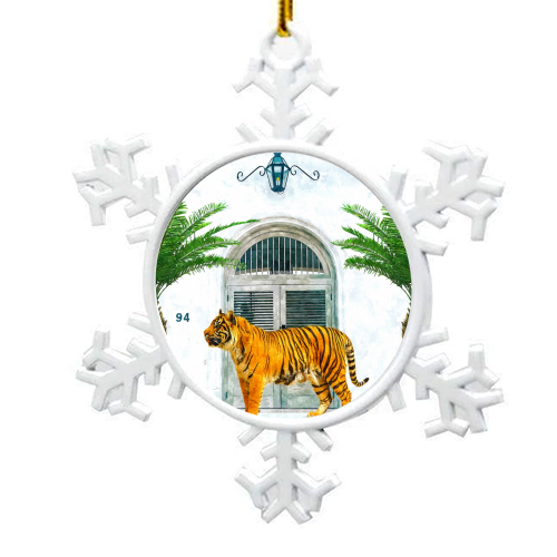 94 Tropical - snowflake decoration by Uma Prabhakar Gokhale