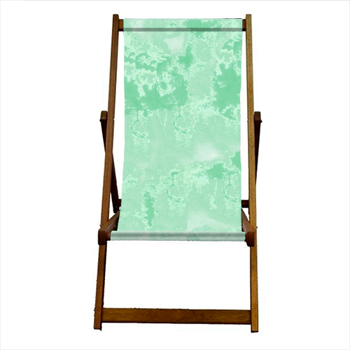 Sea Green Summer - canvas deck chair by Uma Prabhakar Gokhale