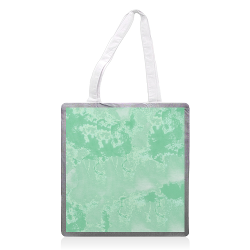 Sea Green Summer - printed tote bag by Uma Prabhakar Gokhale