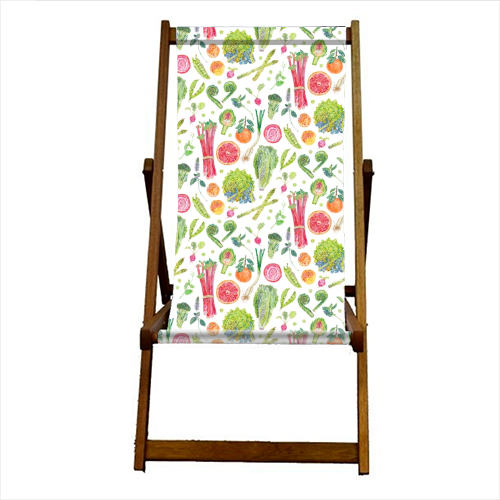Spring Harvest - canvas deck chair by Becca Boyce