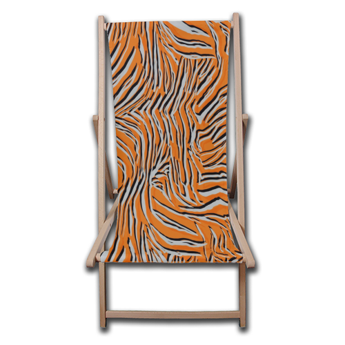 Show your Stripes - canvas deck chair by Yaz Raja