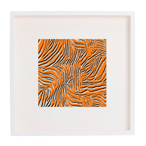 Show your Stripes - framed poster print by Yaz Raja