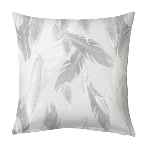 Feather Dream Pattern #2 #boho #decor #art - designed cushion by Anita Bella Jantz