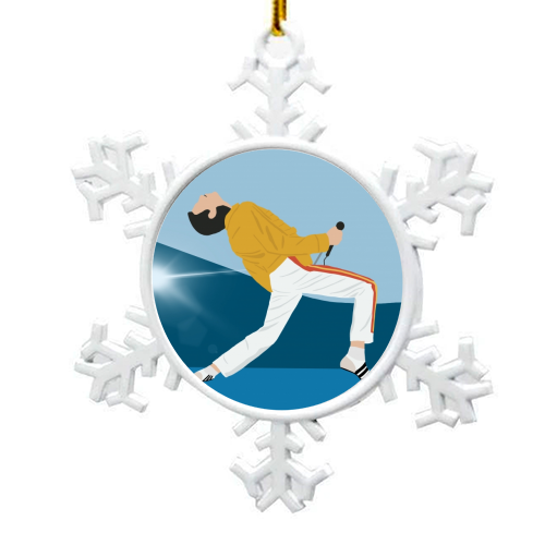 Freddie - snowflake decoration by Cheryl Boland