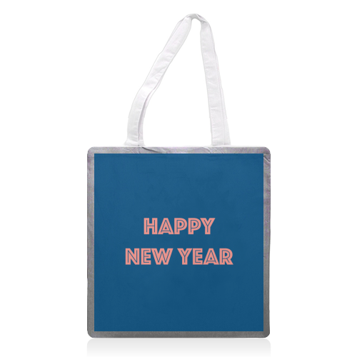Happy New Year - printed tote bag by Adam Regester