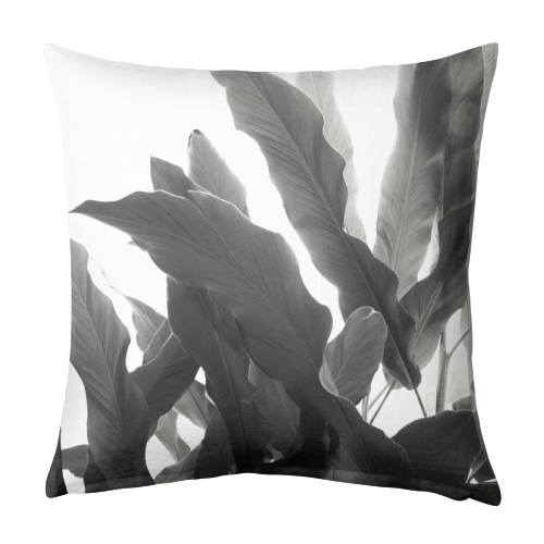 Banana Leaves Jungle Dream #2 #tropical #decor #art - designed cushion by Anita Bella Jantz