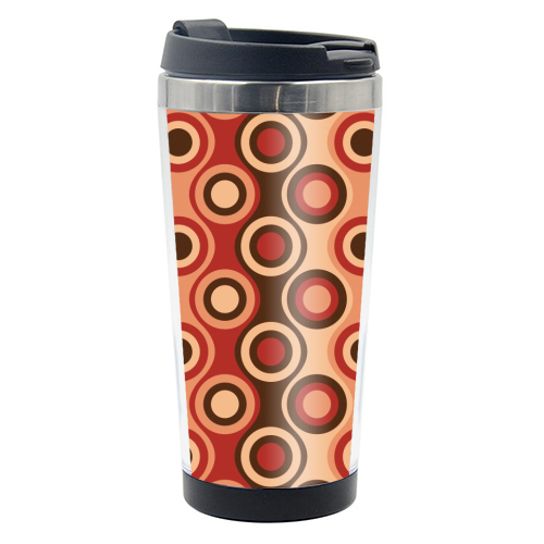 Retro 1970's Style Seventies Vintage Pattern - photo water bottle by InspiredImages