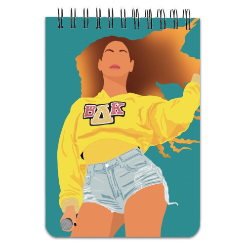 Queen Bey - personalised A4, A5, A6 notebook by Cheryl Boland