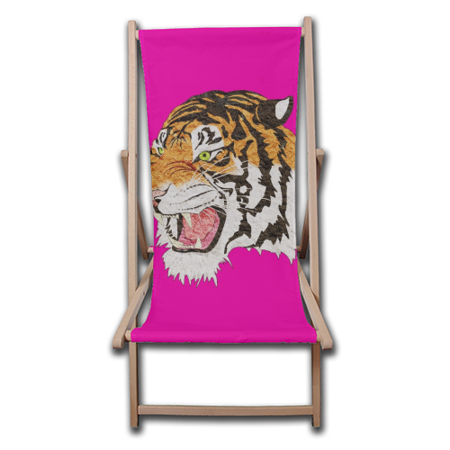Easy Tiger - canvas deck chair by Wallace Elizabeth