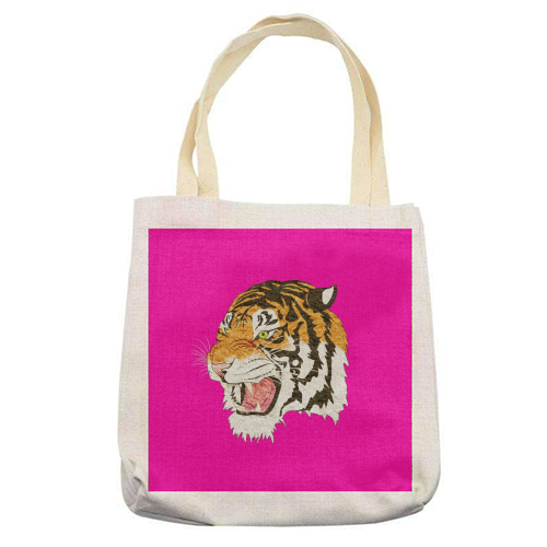 Easy Tiger - printed tote bag by Wallace Elizabeth